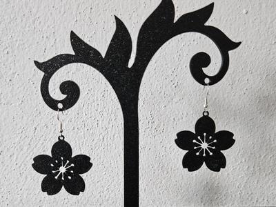 cherry blossom earrings