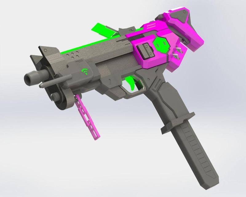Sombra Olivia Coloma Machine Pistol Los Muertos Skin