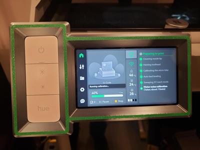 Philips Hue Switch Holder and X1C Display Frame
