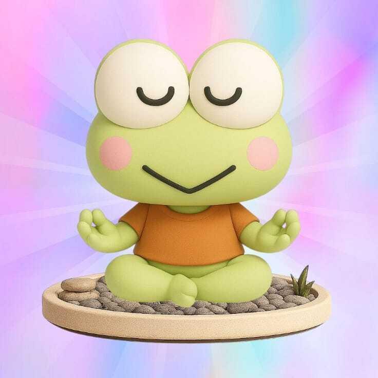 hello kitty candy meditation keroppi