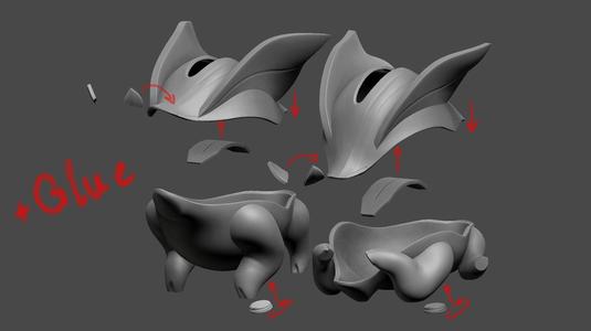 Warp Trotter piggy banks and figurines