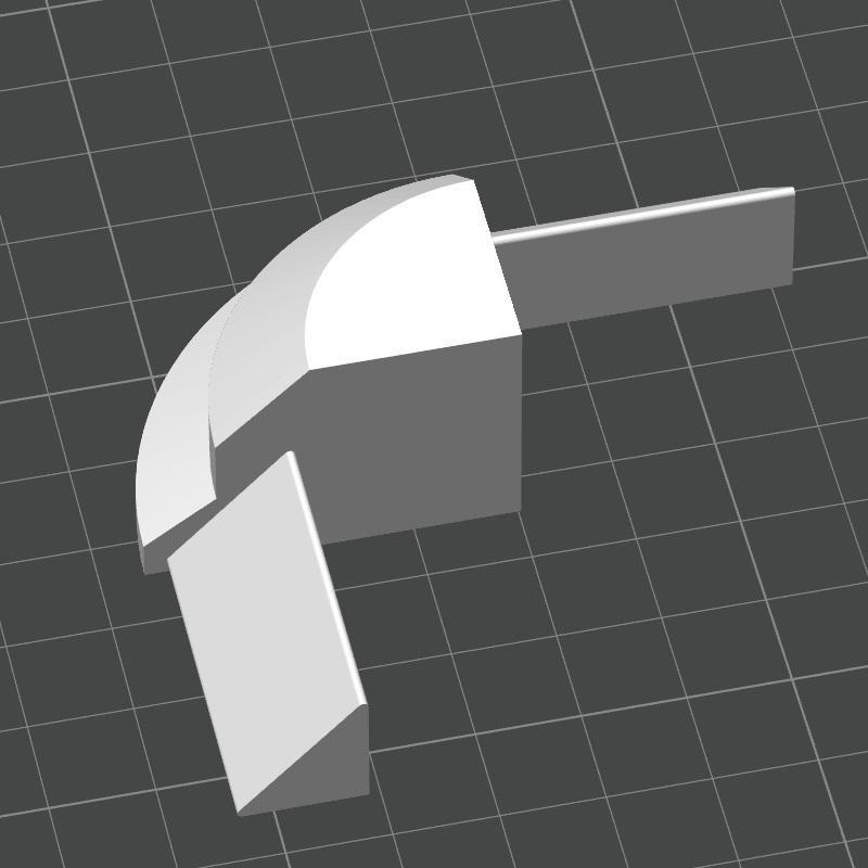 Toyota HILUX tarpaulin corner bracket