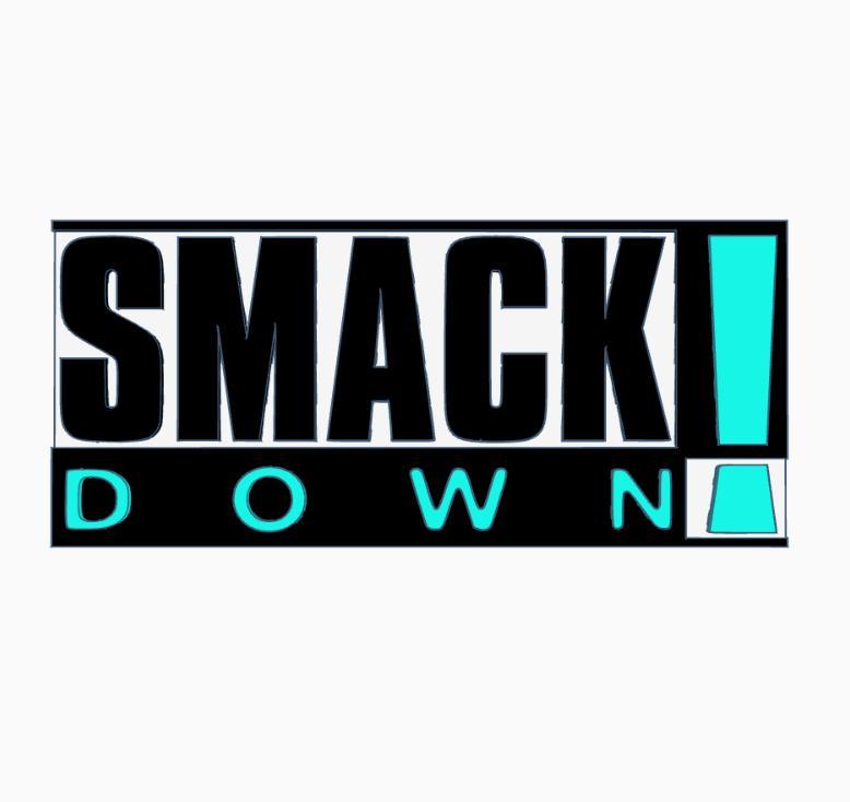 WWE SMACKDOWN! (First Logo) Logo Display by MANIACMANCAVE3D