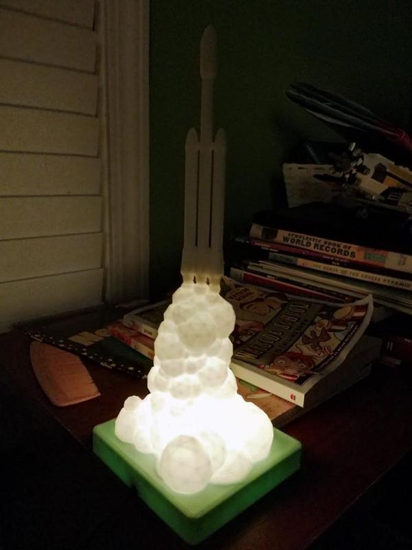 Falcon Heavy Nightlight