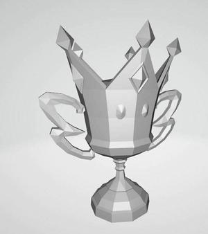 Special Trophy Mario Kart Lowpoly