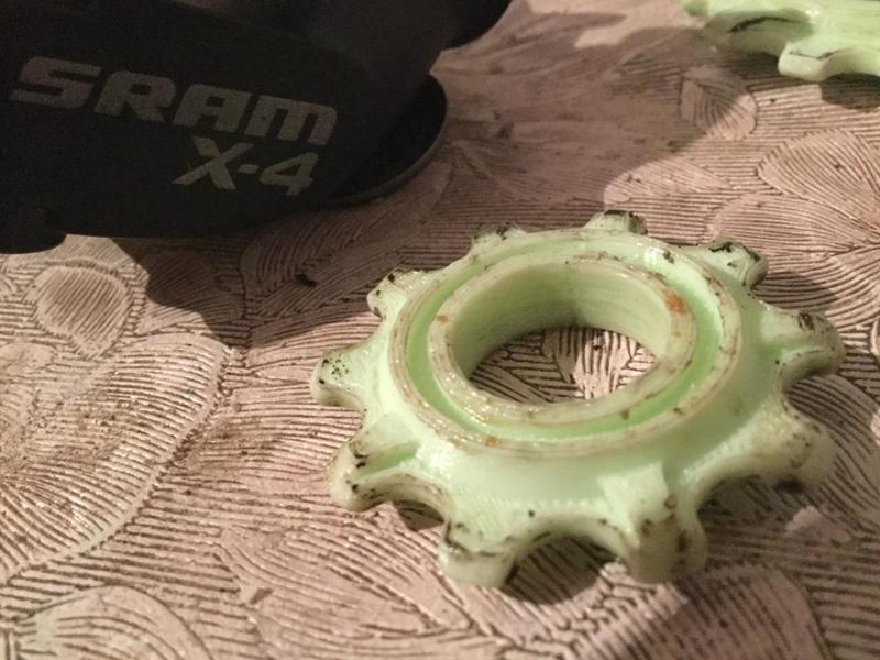 Sram x4 Rear derailleur narrow wide rollers replacement