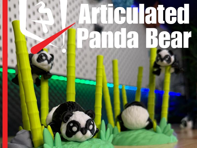 Articulated Panda Bear 
