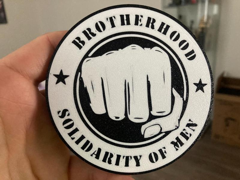 Brotherhood solidarity coaster