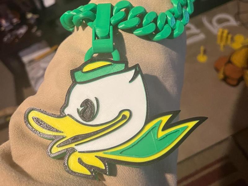 Oregon Ducks Cuban Links Chain