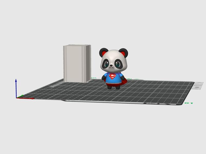 panda sweet superman