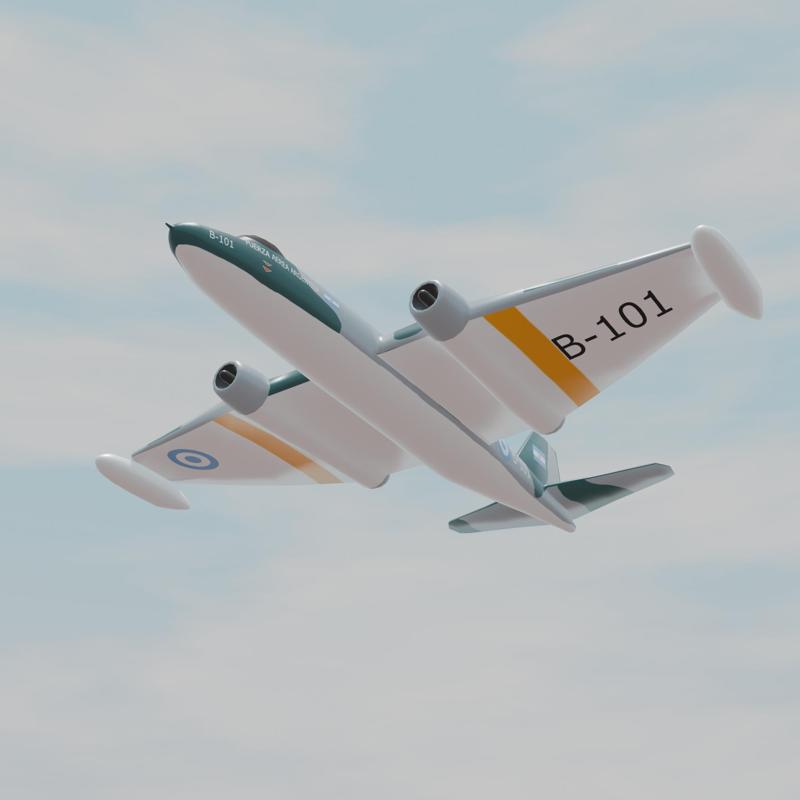 Canberra MK62 aircraft