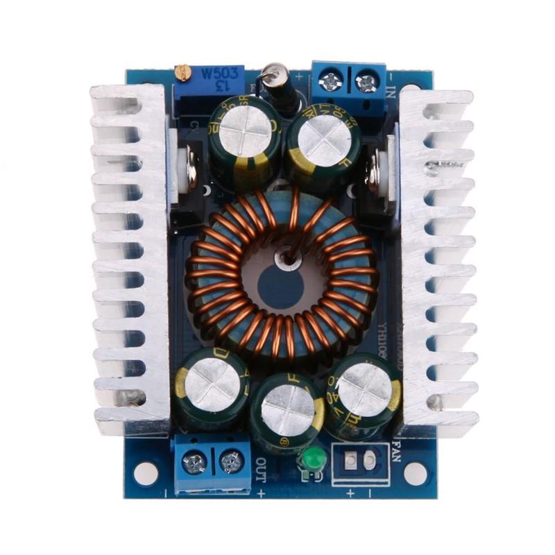 Fan Support for 100W 12A DC-DC Buck 12/24V to 3.3V/5/12V Step-Down