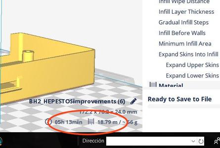 Hephestos 2 Display back cover