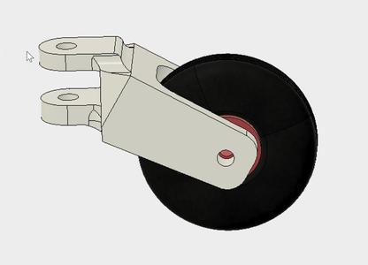 Tail Wheel and Servo mount