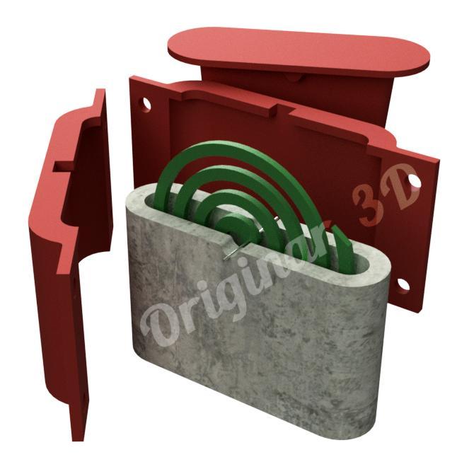 CEMENT / PLASTER COIL HOLDER MOLD | Mosquito Coil Holder Mold