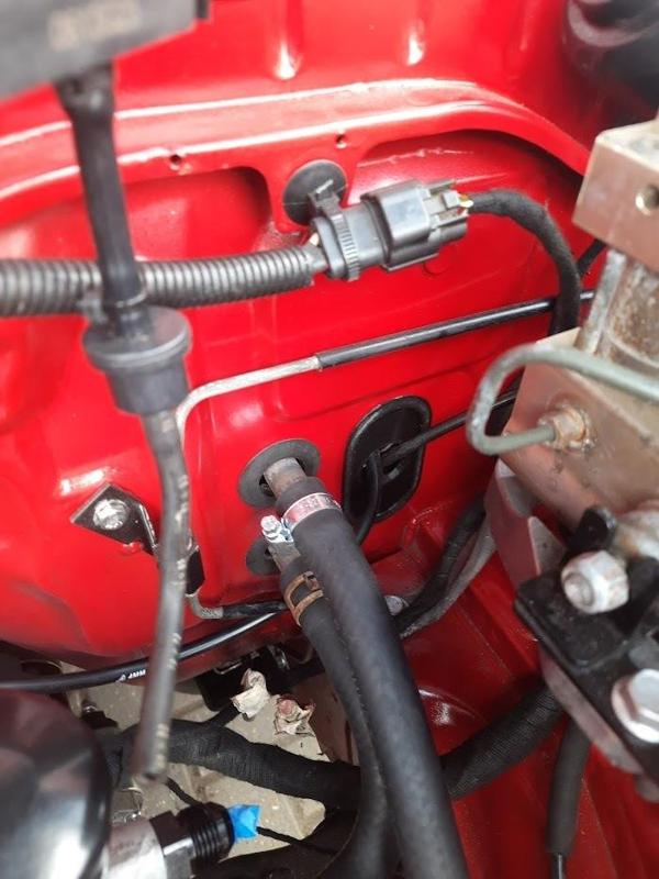 RX7 FD3S 1993 aircon bung with hole