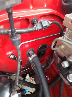 RX7 FD3S 1993 aircon bung with hole