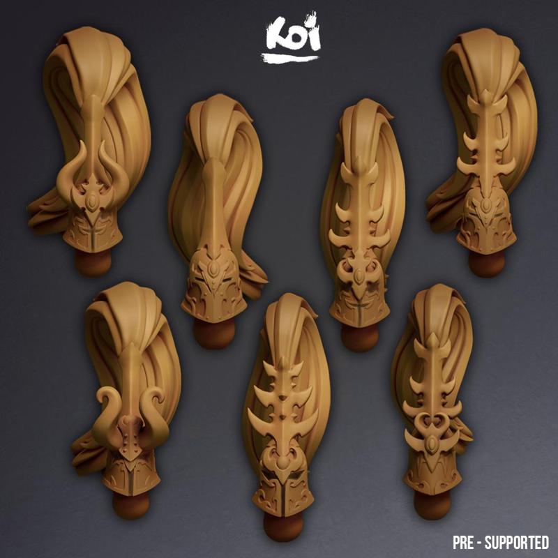 Vermillion Dreamflayers - Miniature Heads