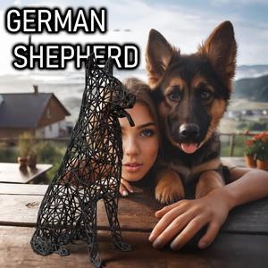 German Shepherd XXL Version included - Resin print