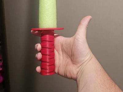 Longer pool Noodle Katana