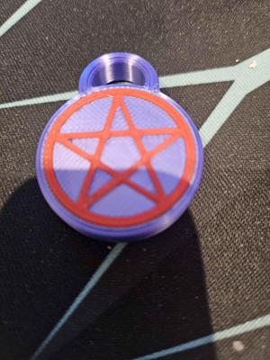 Pentagram Keyring v2