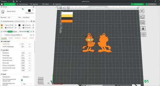Garfield keychain