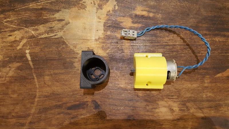 Brushed motor bracket