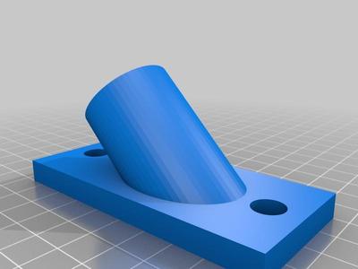 1/2" PVC pipe based brace for 2020/2040 extrusion printers (Anet A2/Tevo Tarantula)