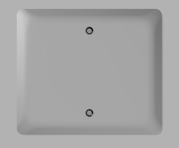 Extra Wide Blank Electrical Cover Plate (5.75 inches, 146.05 mm)