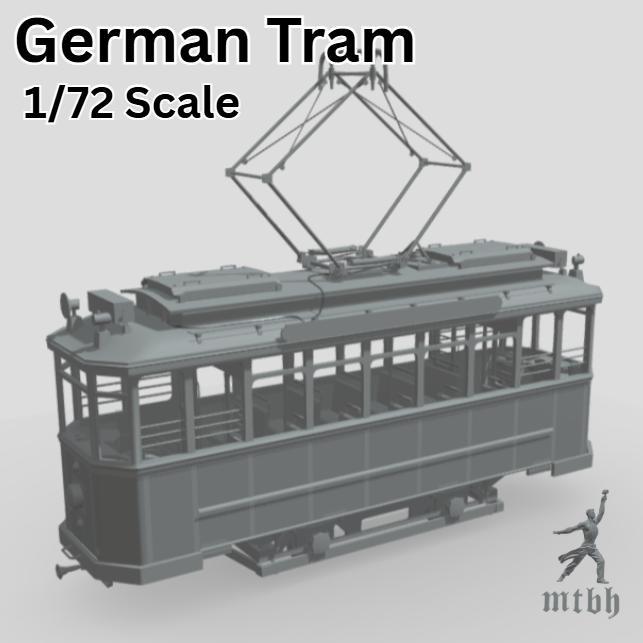 German Tram 1/72 Scale – Highly Detailed Historical Model