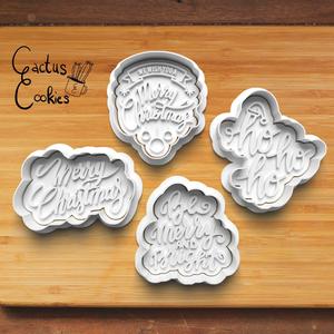 Christmas Lettering Cookie Cutter set 0722