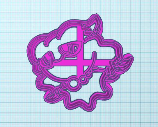 Pokemon: Misdreavus Cookie Cutter