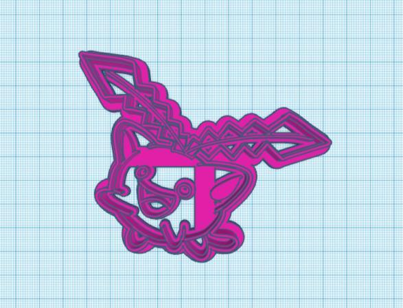 Pokemon: Hoppip Cookie Cutter