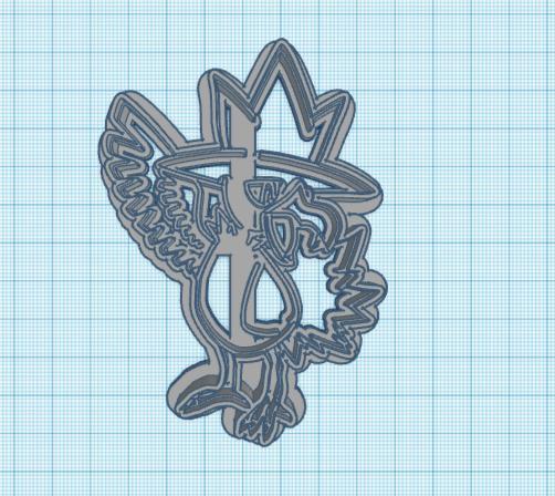 Pokemon: Murkrow Cookie Cutter