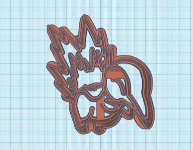 Pokemon: Cyndaquil Cookie Cutter