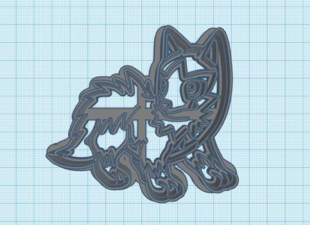 Pokemon: Poochyena Cookie Cutter