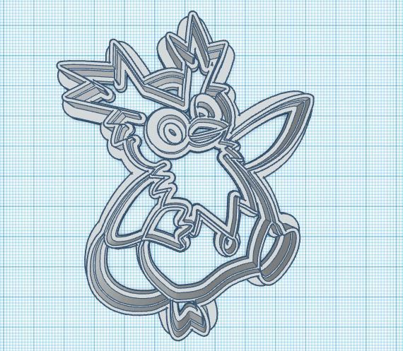Pokemon: Delibird Cookie Cutter