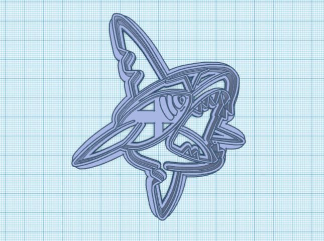 Pokemon: Sharpedo Cookie Cutter