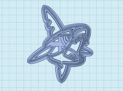 Pokemon: Sharpedo Cookie Cutter