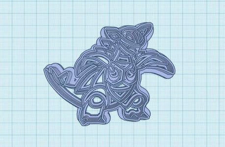 Pokemon: Armaldo Cookie Cutter