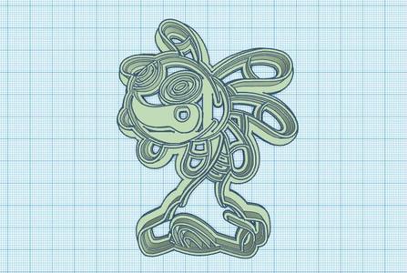 Pokemon: Cradily Cookie Cutter