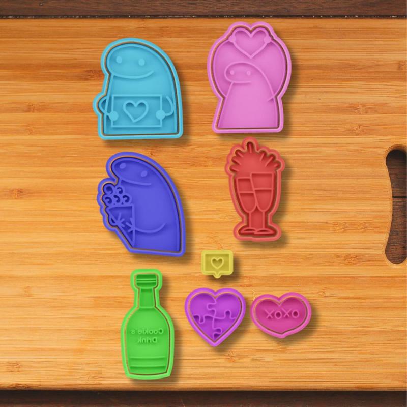 COOKIE CUTTER set wedding 2 set of 8