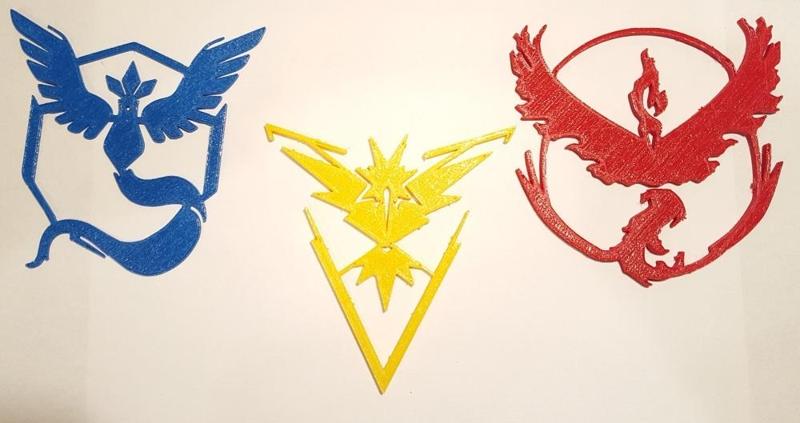 Pokemon Go Team Decals and Badges