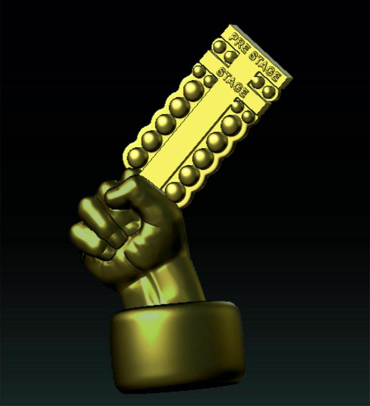 drag race trophy