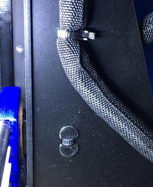 P3 Steel oval hole wire tie wrap gizmo