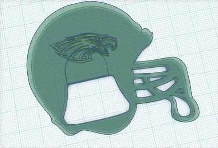 Eagles helmet bottle opener