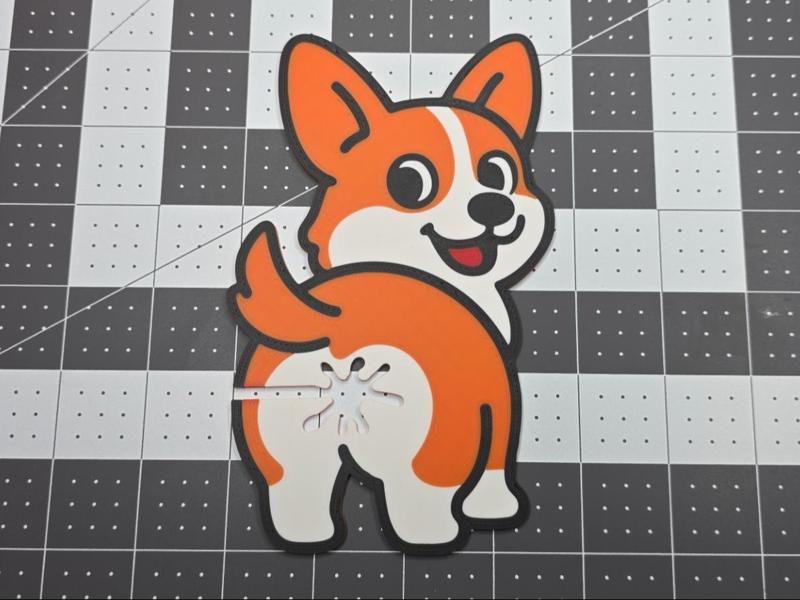 Corgi bread tie