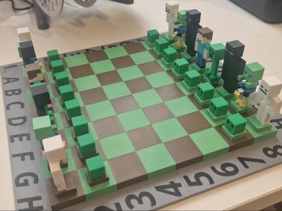 Minecraft Chess Set (magnetic)
