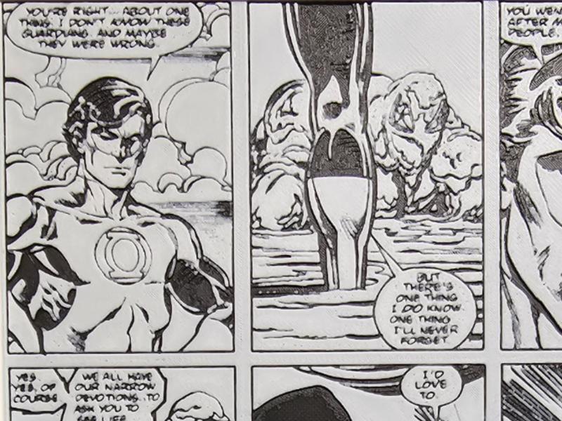 Green Lantern Comic Strip