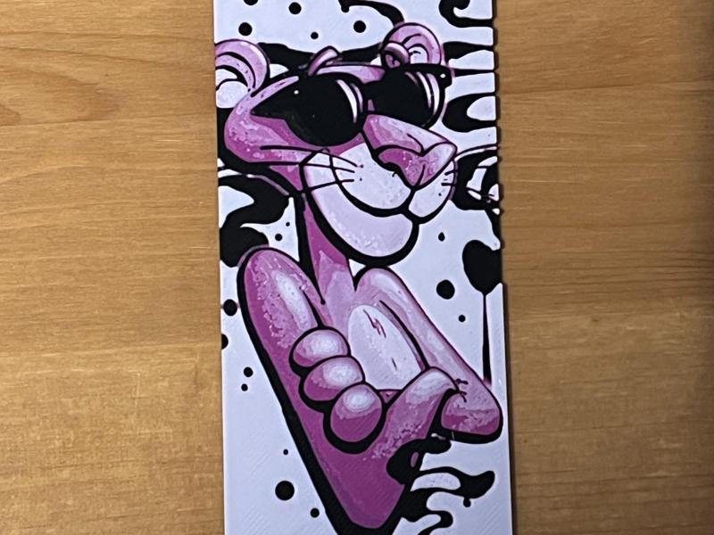 pink panther bookmark